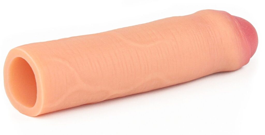 nakładka na penisa z opcją wydłużenia członka 